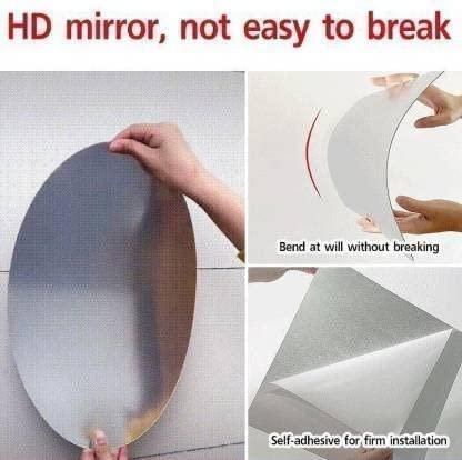 Oval shape mirror